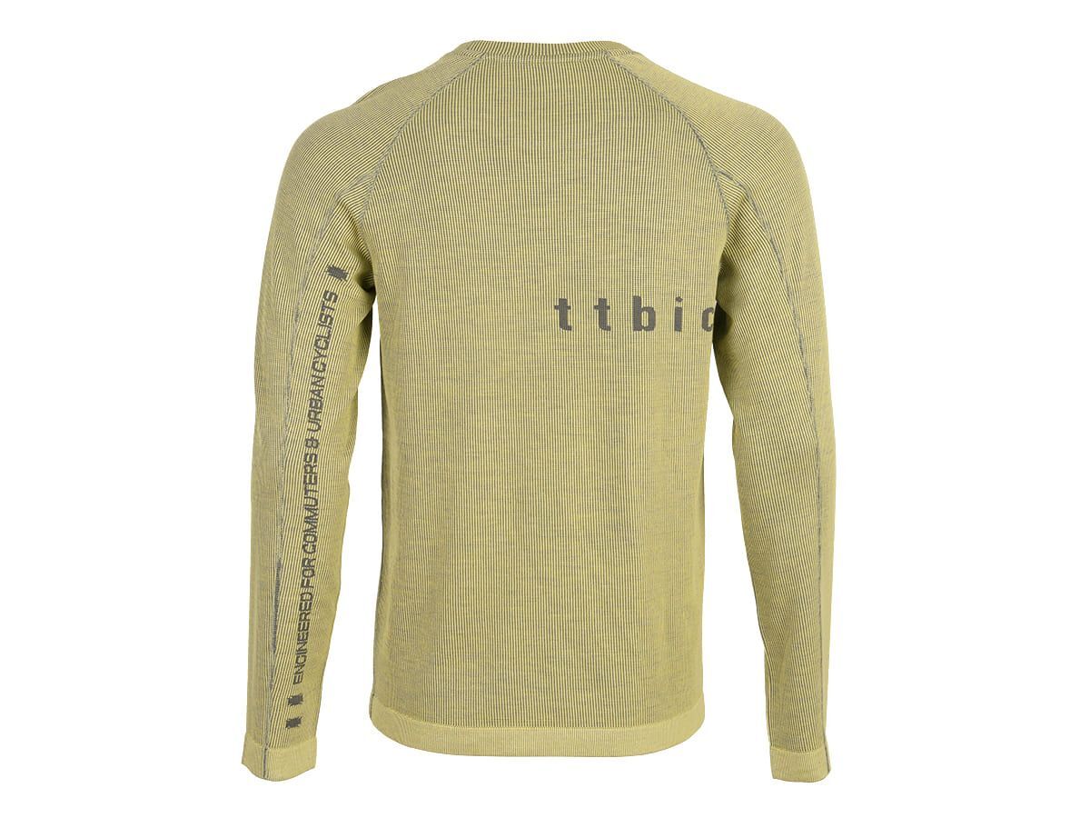 u Line Tech Merino Knit Ls T-Shirt 美麗諾羊毛編織機能長袖T恤 / 電氣黃