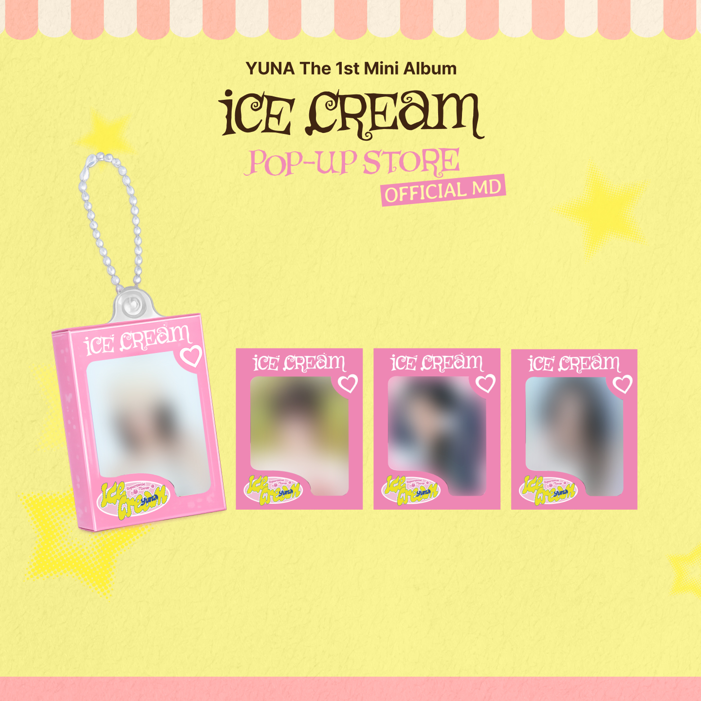 YUNA POP-UP STORE MD迷你壓克力吊飾