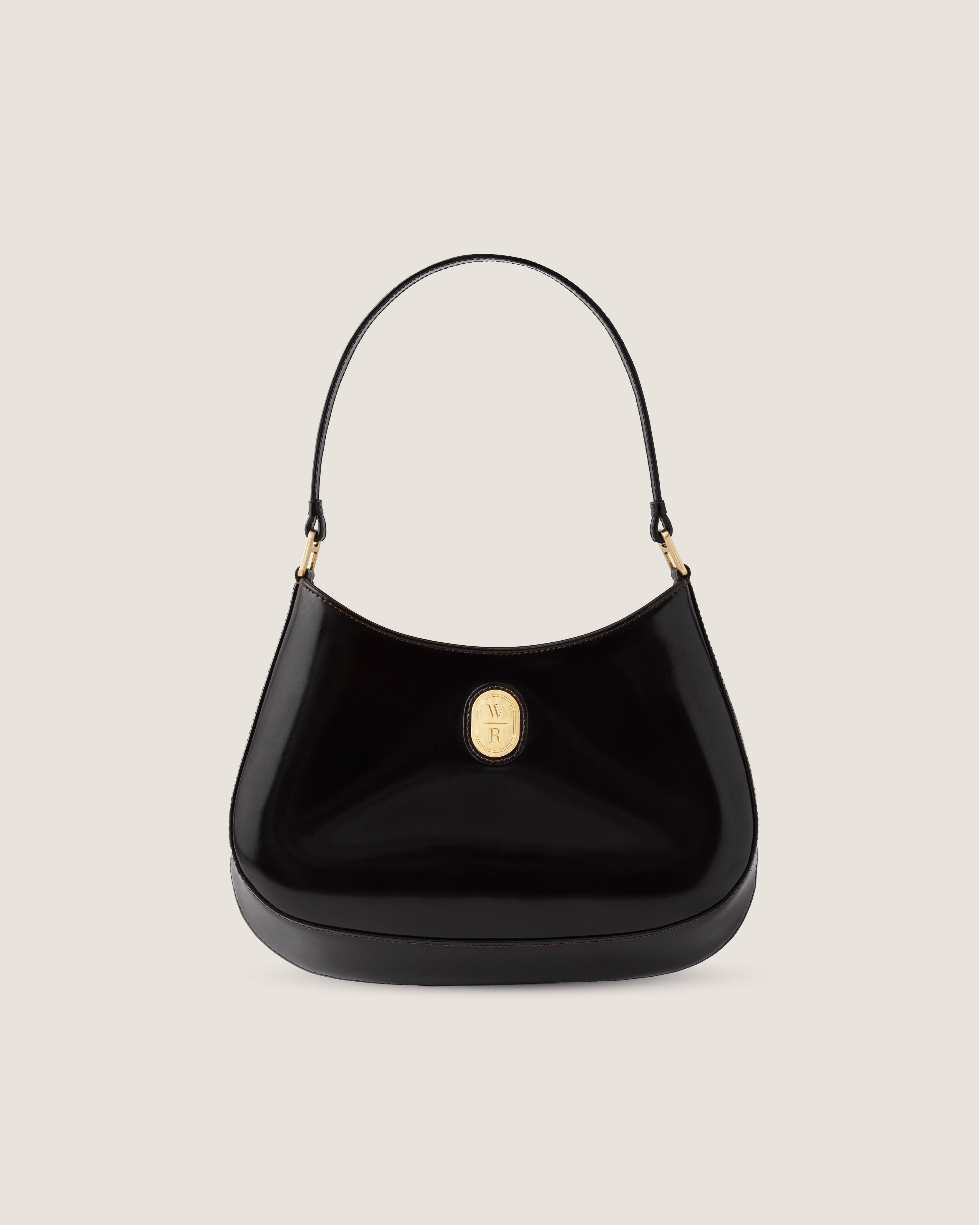 Mirror Mirror Leather Bag - Dark Brown