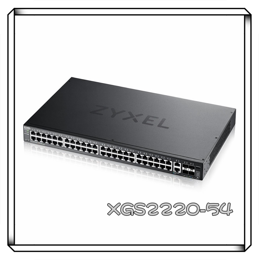 Zyxel 合勤 XGS2220-54 48埠GbE L3 存取交換器