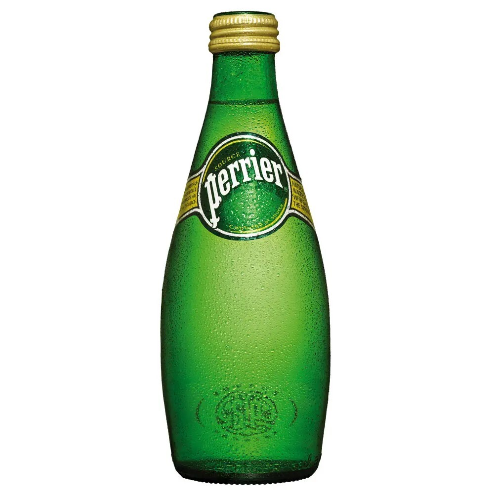 【Perrier 沛綠雅】氣泡天然礦泉水原味玻璃瓶(330ml) 氣泡水 玻璃瓶 礦泉水 單瓶 原味