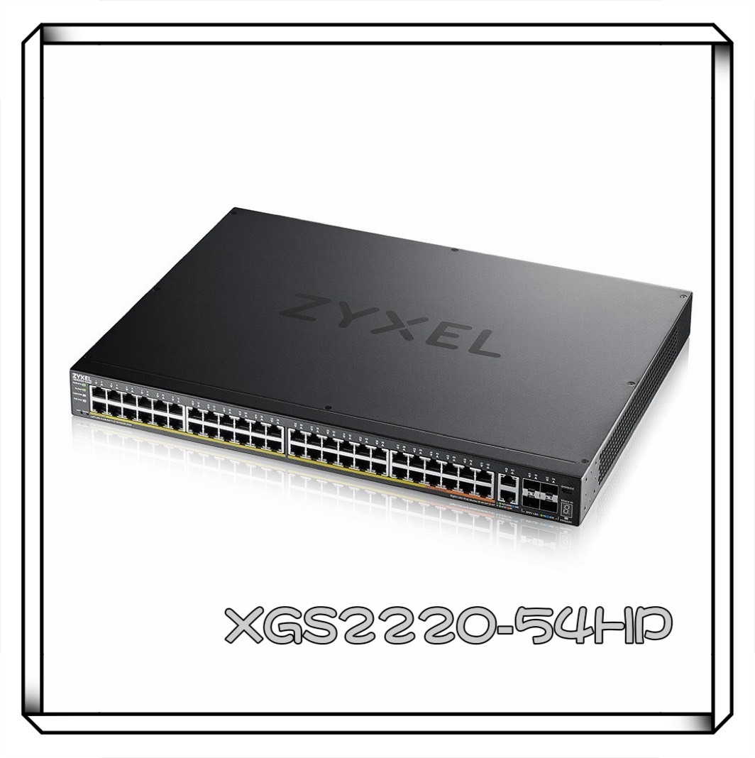 Zyxel 合勤 XGS2220-54HP 24/48埠 GbE L3存取交換器 POE交換器