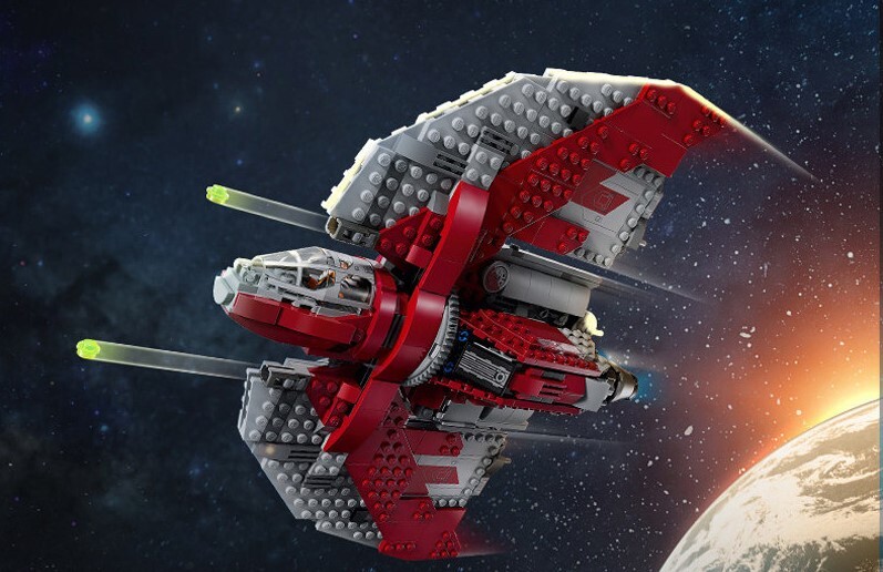 Star Wars Ahsoka Tano's T-6 Jedi Shuttle Building Set Fit Lego NO BOX NA009