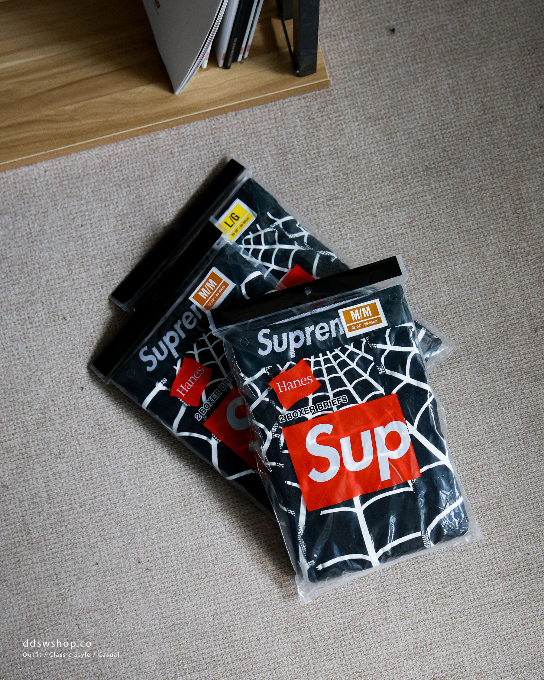 "現貨" Supreme Hanes Spider-Man Boxer Briefs 蜘蛛人內褲 兩件組
