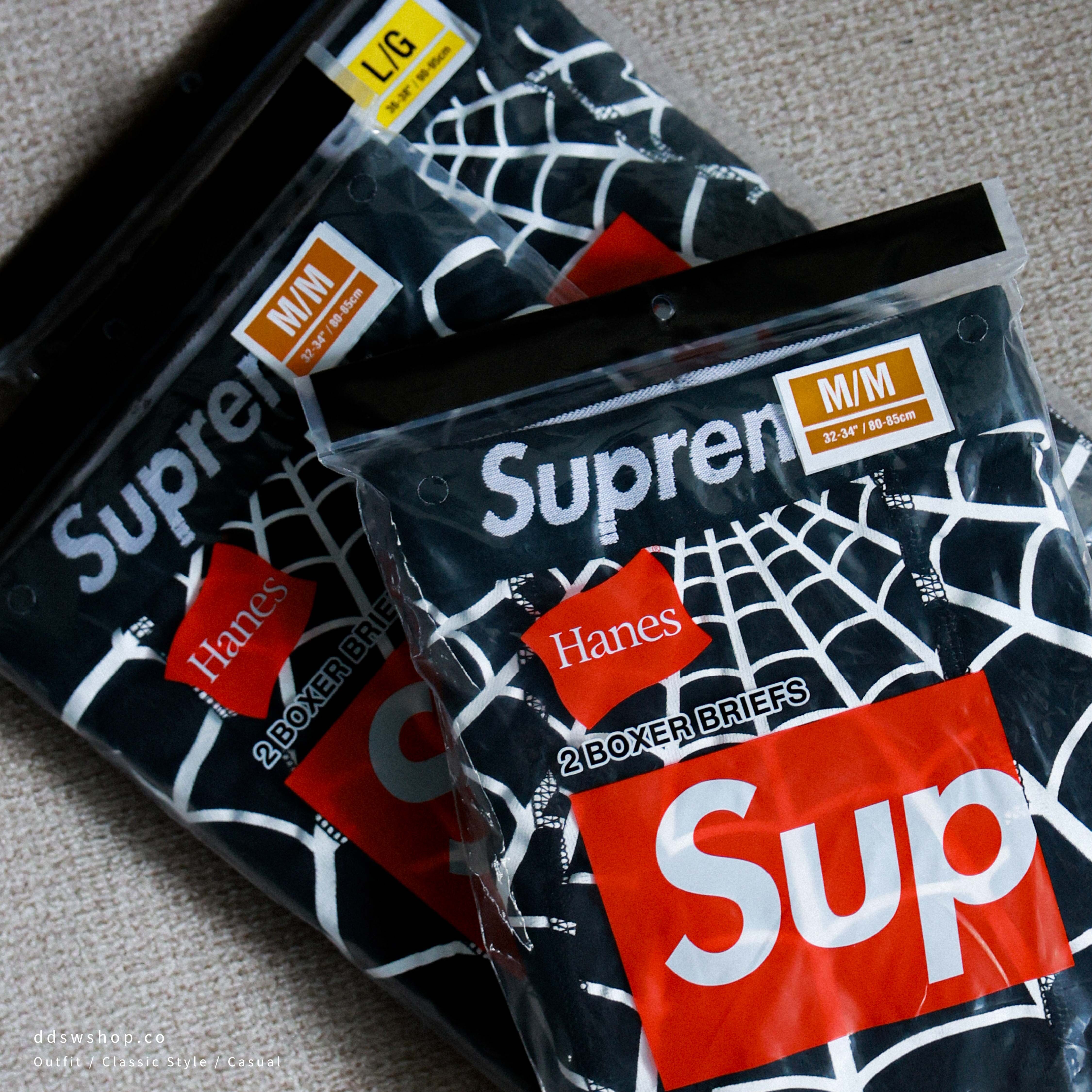 "現貨" Supreme Hanes Spider-Man Boxer Briefs 蜘蛛人內褲 兩件組