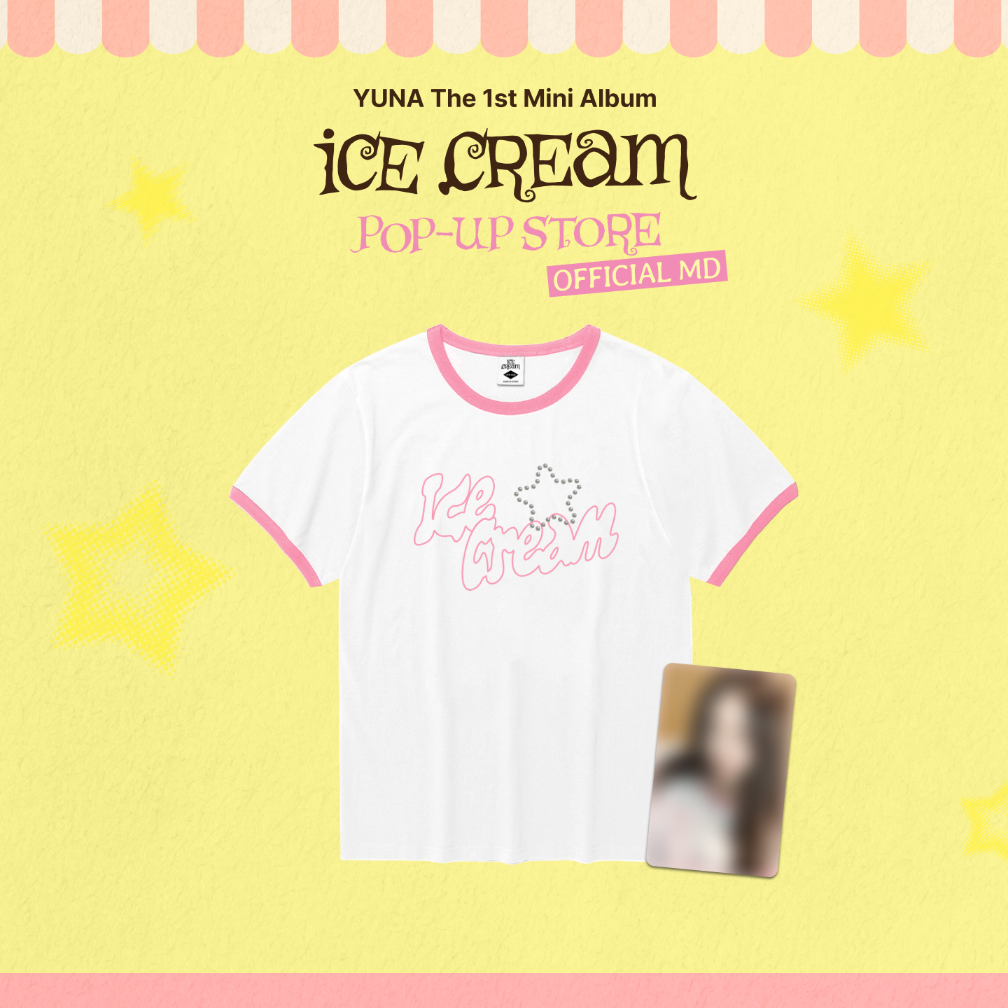 YUNA POP-UP STORE MD T恤(RINGER ver.)