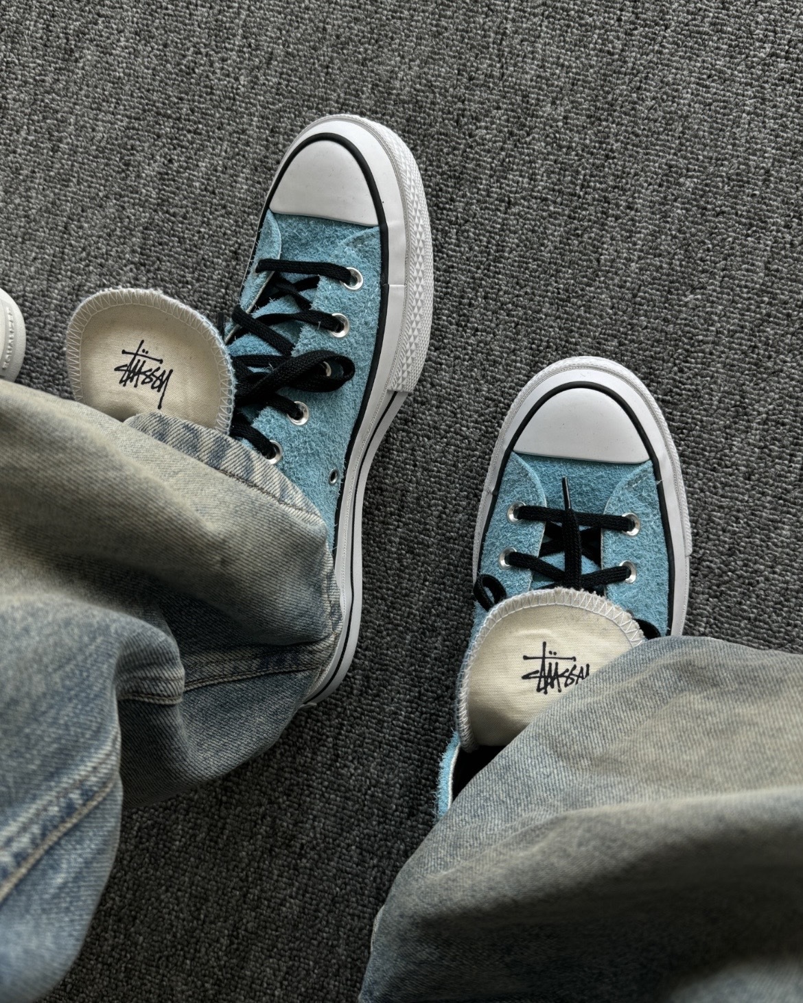 <超帥聯名...>Stussy x Converse All Star 70 經典 高筒 冰塊藍