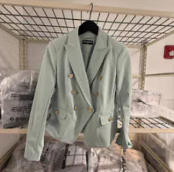 [S] KARL LAGERFELD FRESH MINT BLAZER JACKET, L6AC9167-FMT (SKL1622)