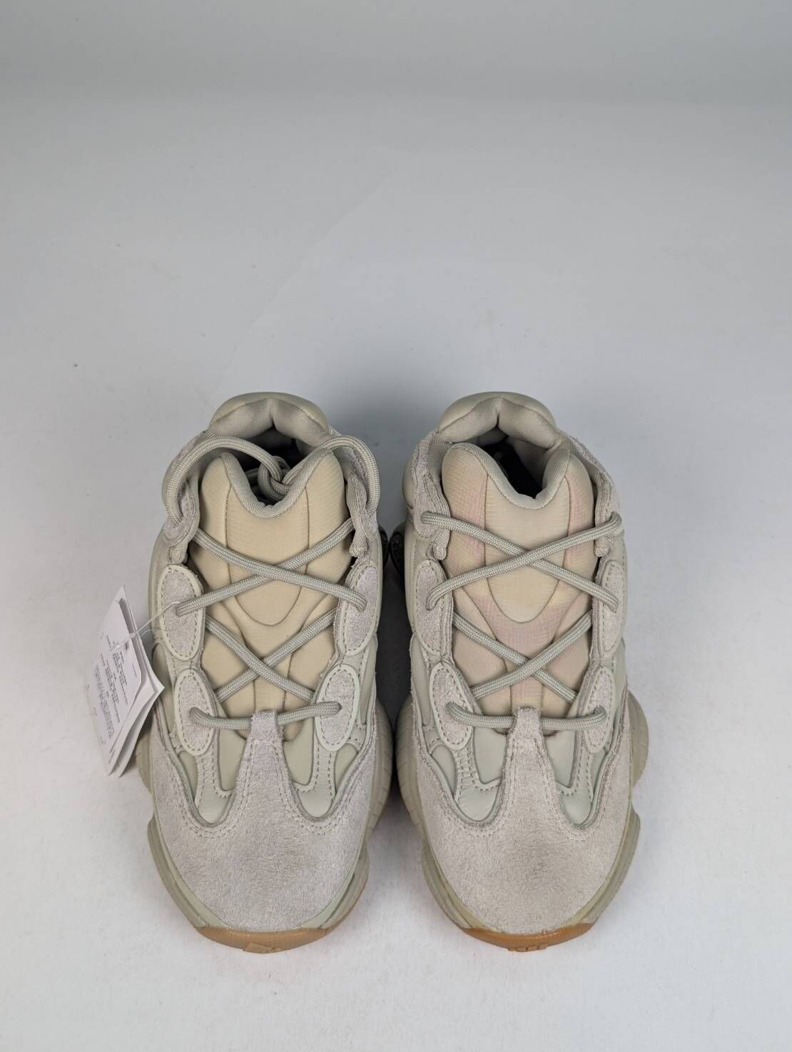 微瑕疵-左右腳內外側泛黃鞋面鞋舌色差 FW4839 22CM Adidas YEEZY 500「Stone」石頭 沙色 男女鞋