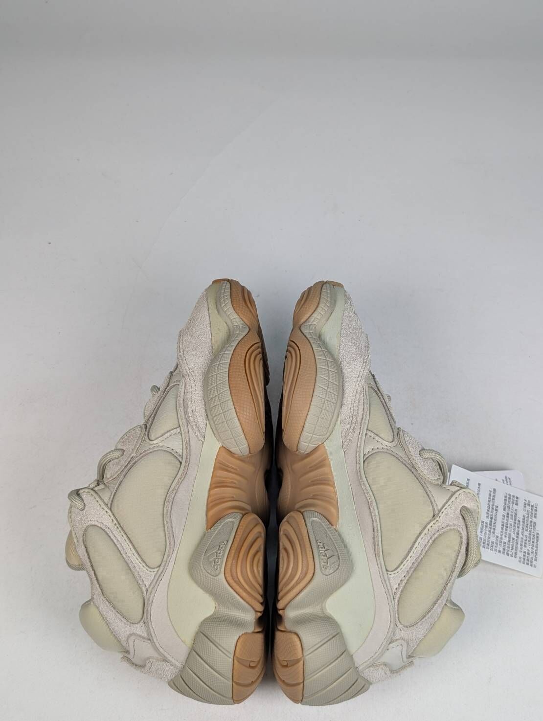 微瑕疵-左右腳內外側泛黃鞋面鞋舌色差 FW4839 22CM Adidas YEEZY 500「Stone」石頭 沙色 男女鞋