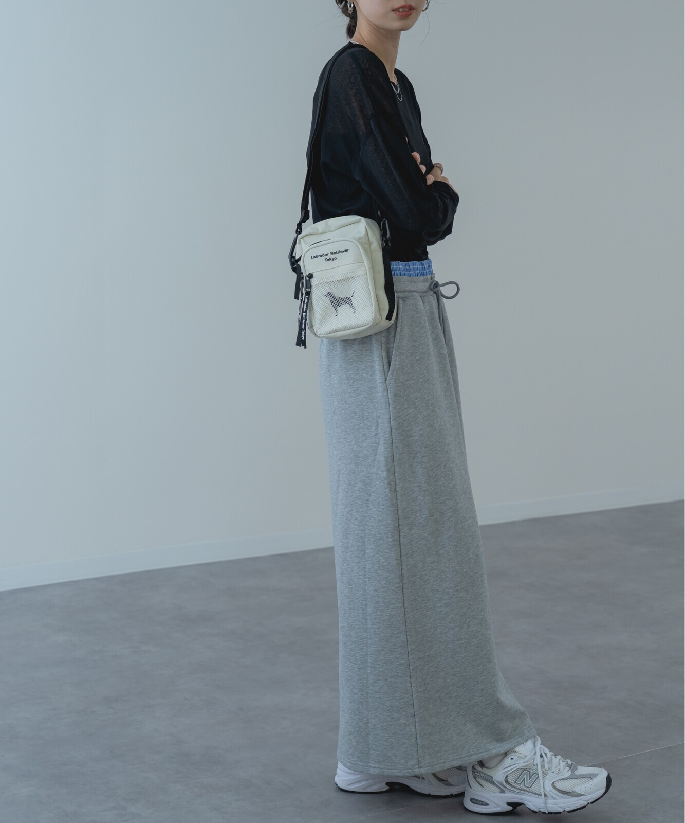 Labrador Retriever Tokyo 經典標誌尼龍側揹袋 | 多色選 | 日系輕便斜揹袋　香港日本代購 (預購截單日：5月9日）[約5月下旬到貨]