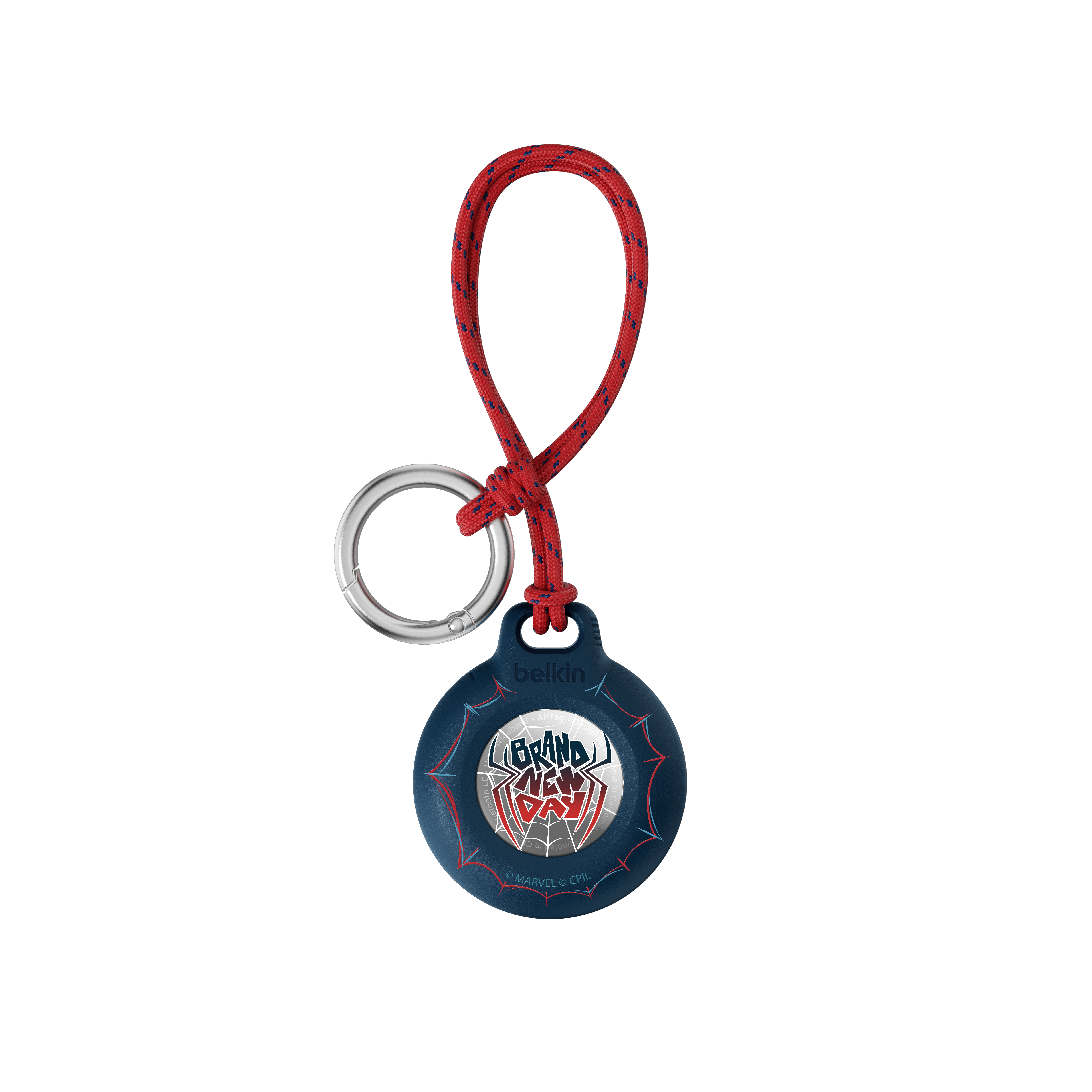 AirTag 專用防水護殼連束帶及鎖匙扣 (蜘蛛俠, Marvel 系列)
