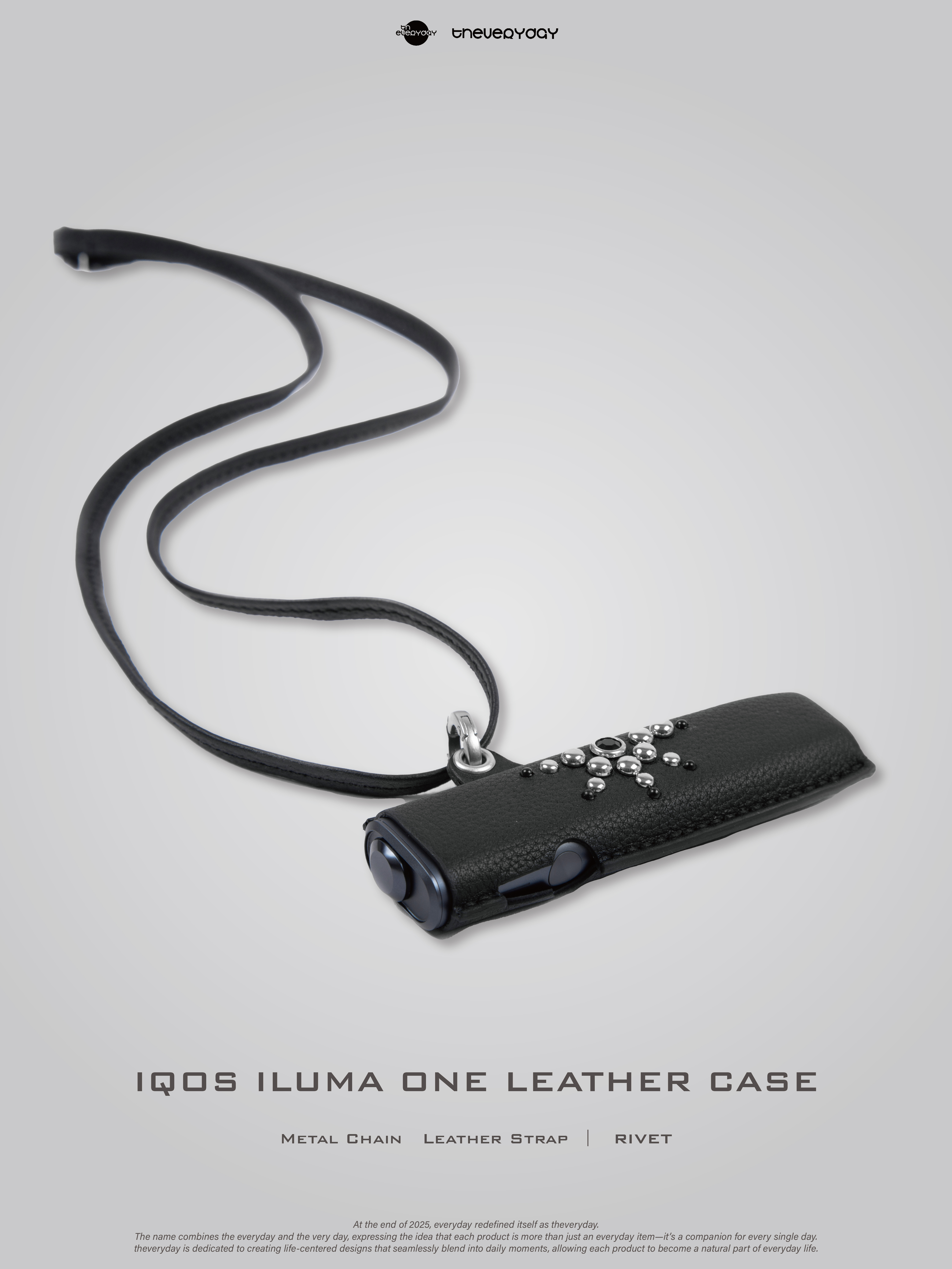theveryday IQOS ILUMA ONE 皮革保護套（鉚釘款）｜Leather Case Rivet（26SS）