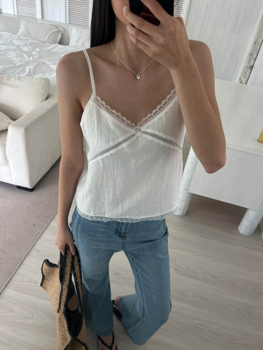 交叉LES細肩渡假背心*2色