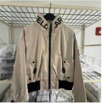 [S] KARL LAGERFELD SAND DOLMAN SLEEVE BOMBER, LWQMP540-SAN (SKL1628)