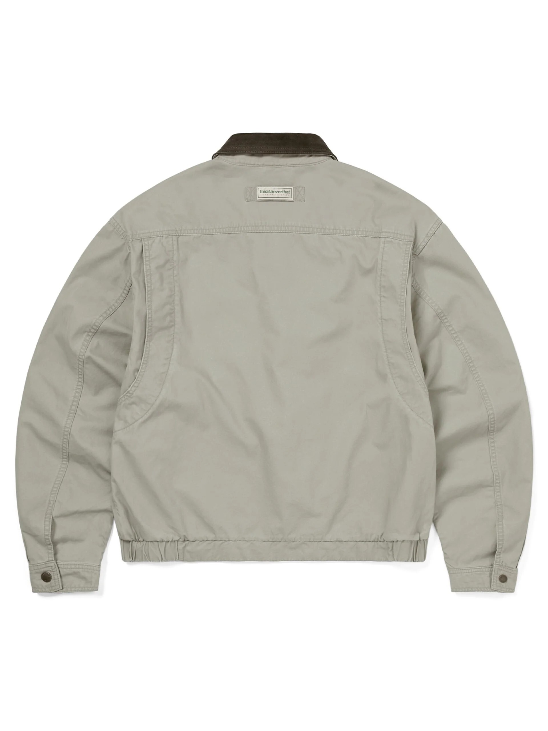 -(E14a02)- THISISNEVERTHAT UTILITY FIELD JACKET 野戰夾克 7盎司 雙拉鍊 迷彩/石灰-TN261WOWLS01