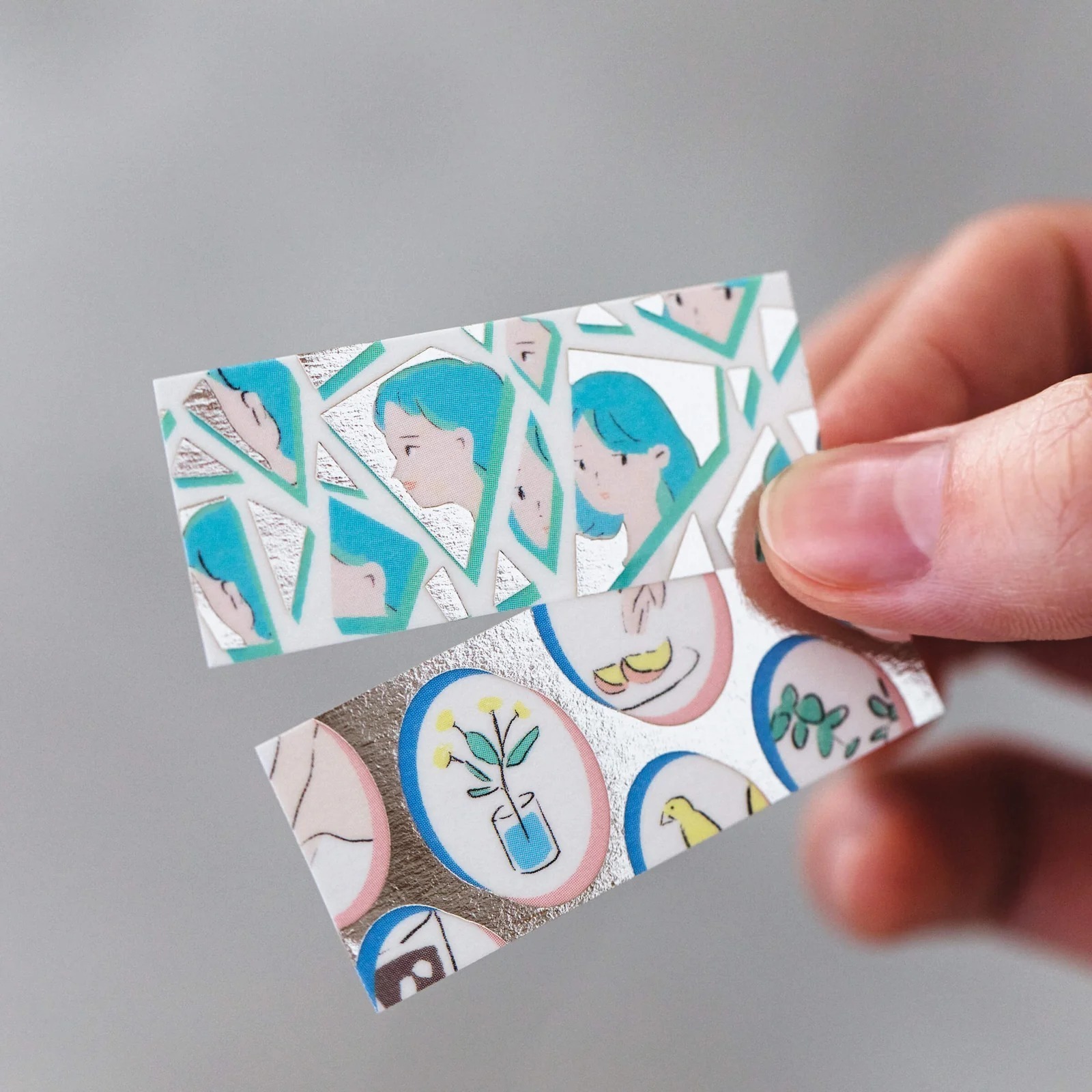 HITOTOKI｜KITTA 銀箔拼貼款 Wide 幾何