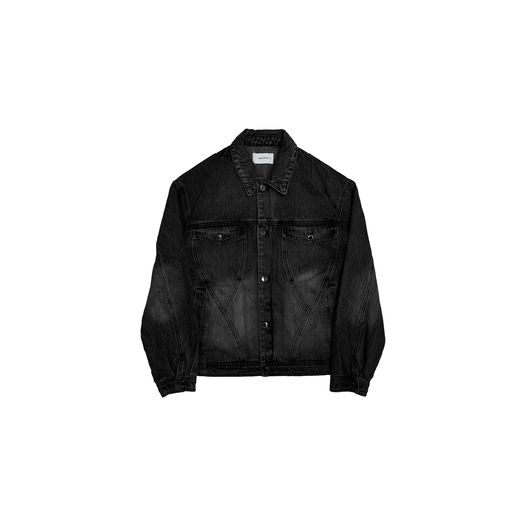 NETHOS N03 Arc Protocol Denim Jacket 水洗 牛仔 外套