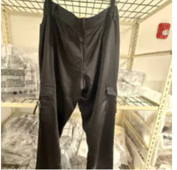 [S] KARL LAGERFELD BLACK CO-ORD SILKY JOGGER PANT, L6TK6F20-BLK (SKL1639)