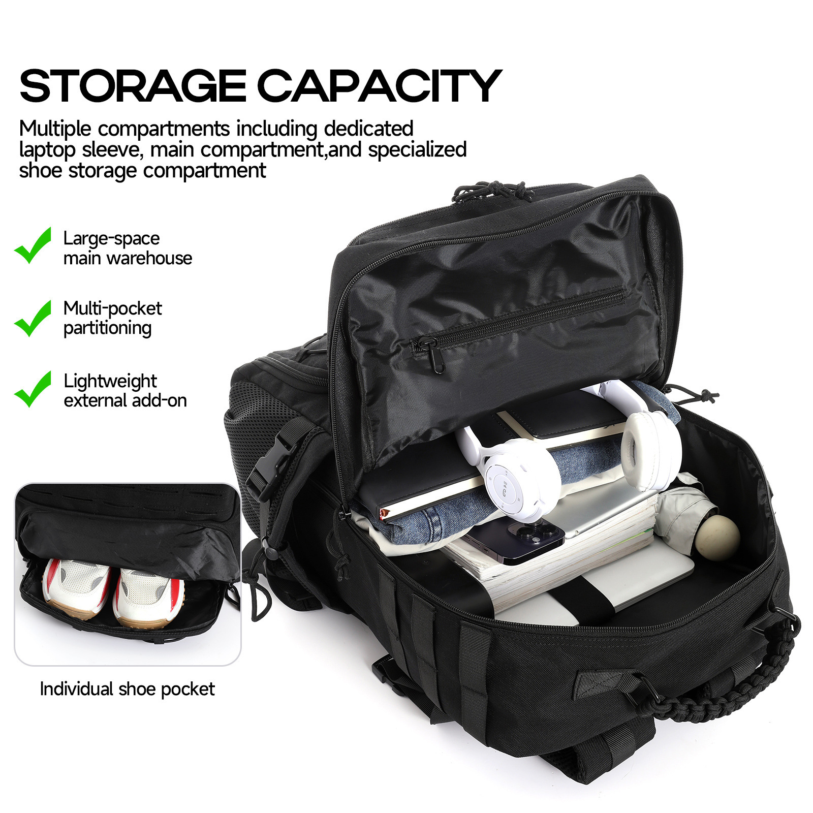 鞋袋分倉 × 45L戰術機能後背包【BGLG23】