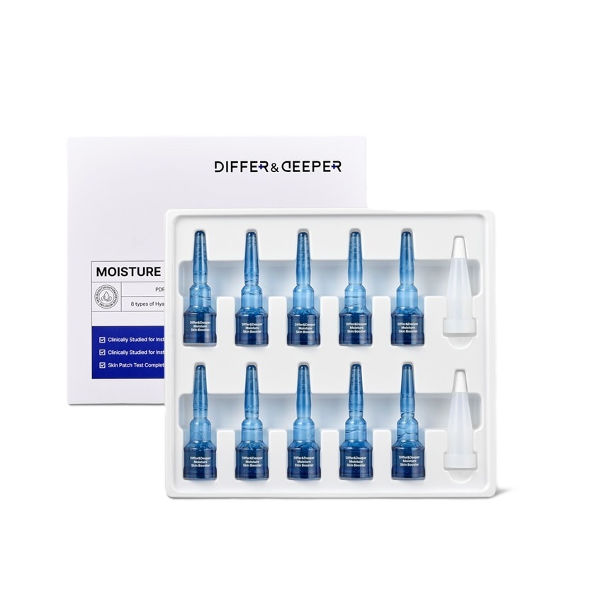 Differ & Deeper 保濕潤澤精華液 Moisture & Revital Skin Booster (2ml x10支) (EXP:2028.03) (J26)