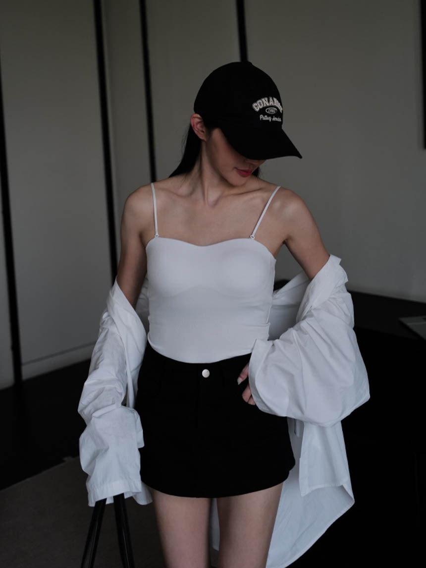 桃心領棉質背心*3色