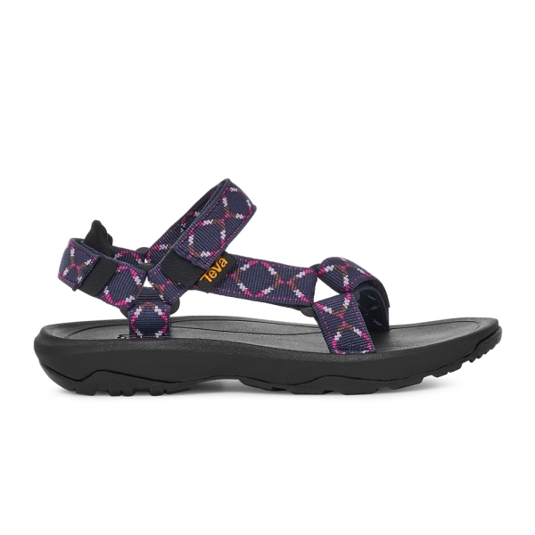 TEVA 童鞋 HURRICANE XLT2 黑紫 格紋 涼鞋 中童 TV1019390CDMI