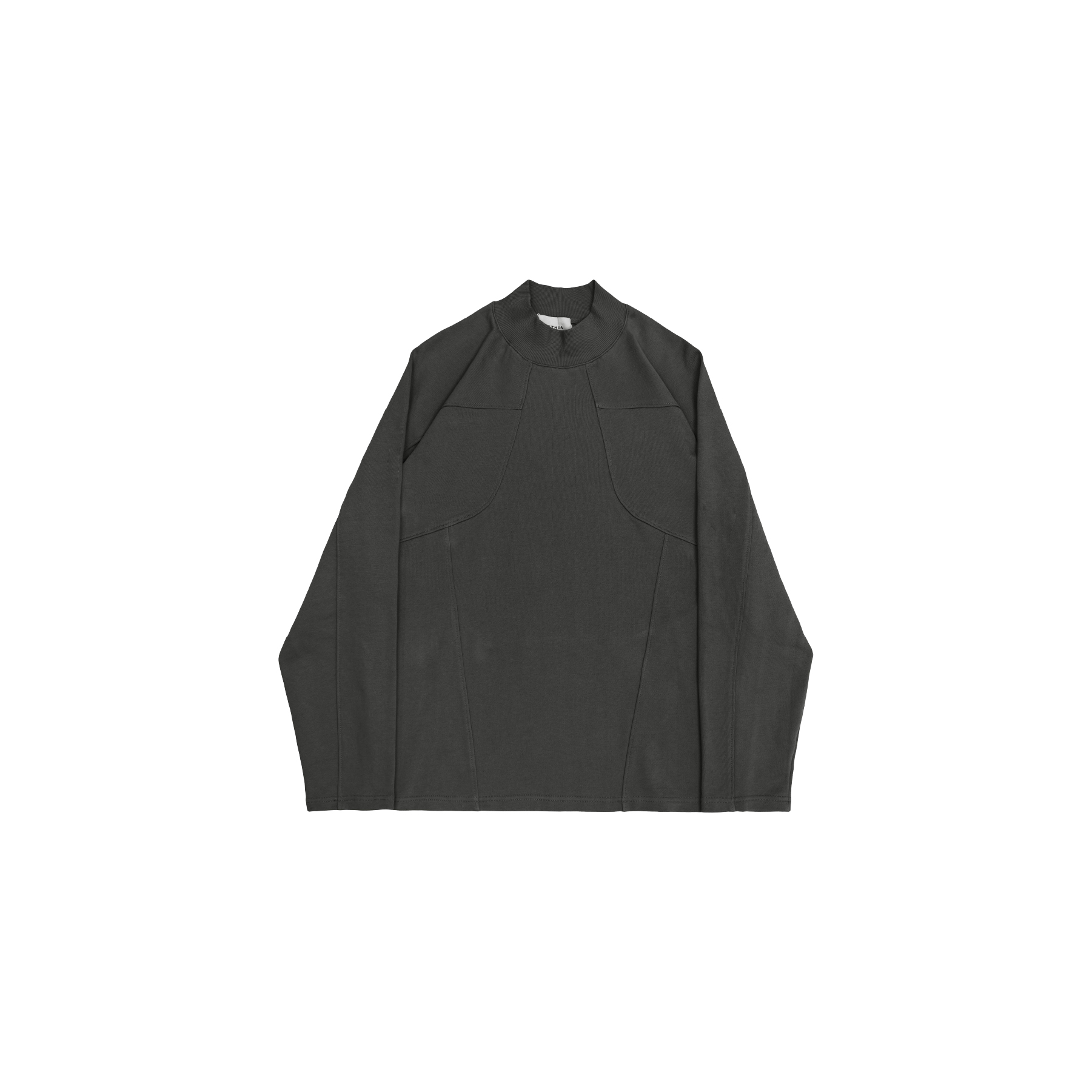 NETHOS N07 Module Logo Sweater 小高領 薄長袖