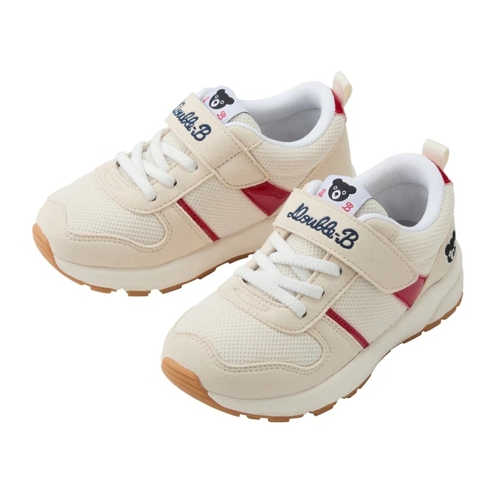 DOUBLE_B復古運動鞋-白(大童鞋)