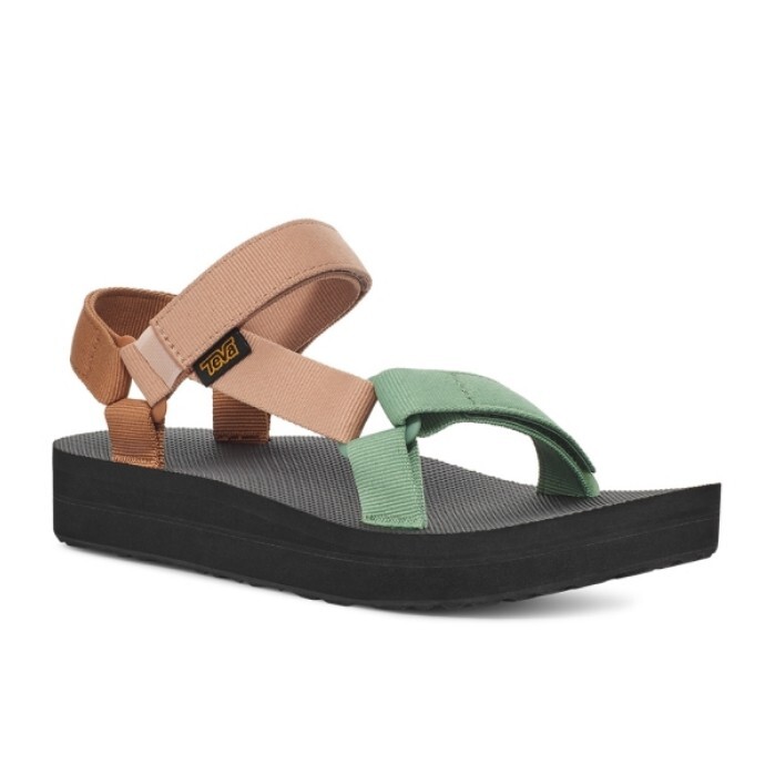 TEVA 涼鞋 MIDFORM UNIVERSAL 綠粉橘 織帶 女 TV1090969CYM