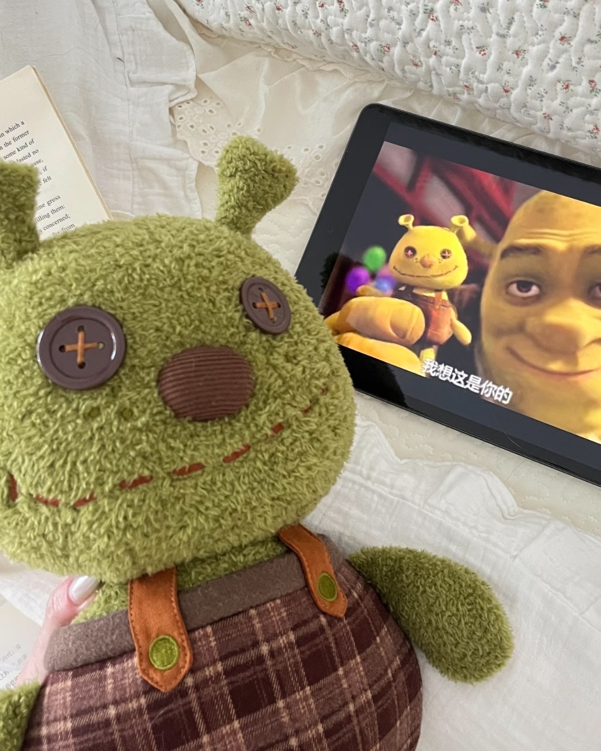 Shrek 史瑞克 寶寶 掛件 毛絨 吊飾 娃娃 三款