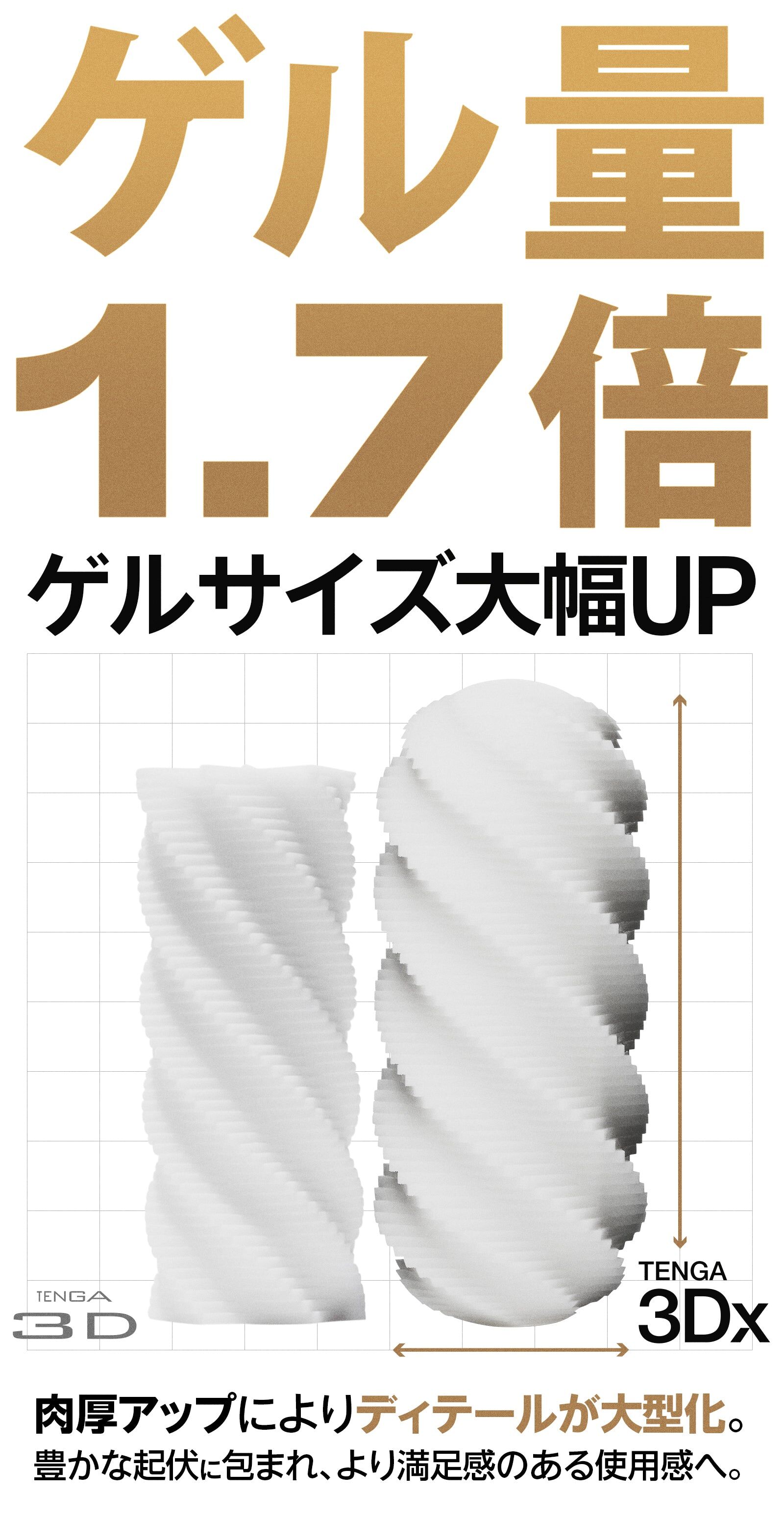 TENGA 3Dx FLOW 渦浪