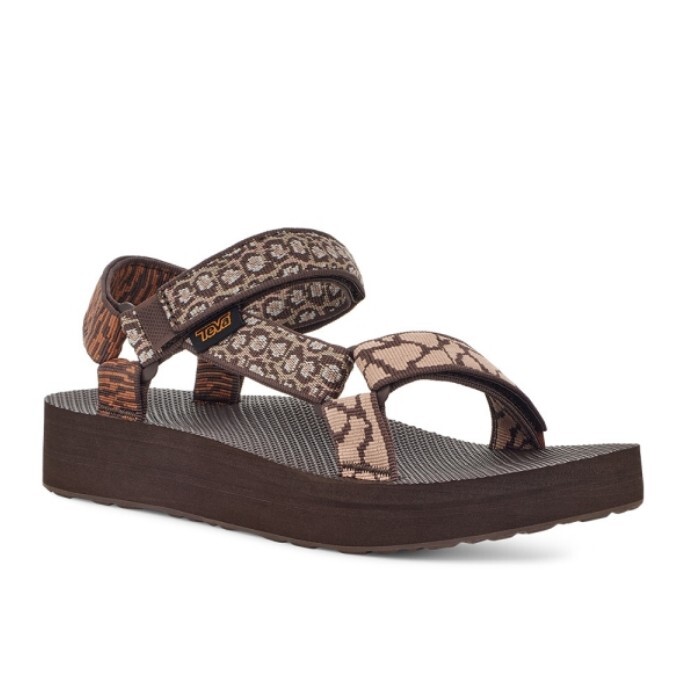 TEVA 涼鞋 MIDFORM UNIVERSAL 咖啡 動物紋 織帶 女 TV1090969GMSG