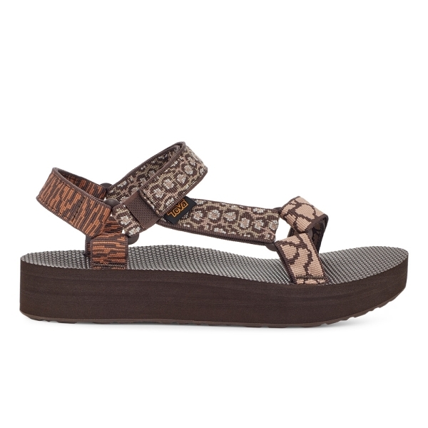 TEVA 涼鞋 MIDFORM UNIVERSAL 咖啡 動物紋 織帶 女 TV1090969GMSG