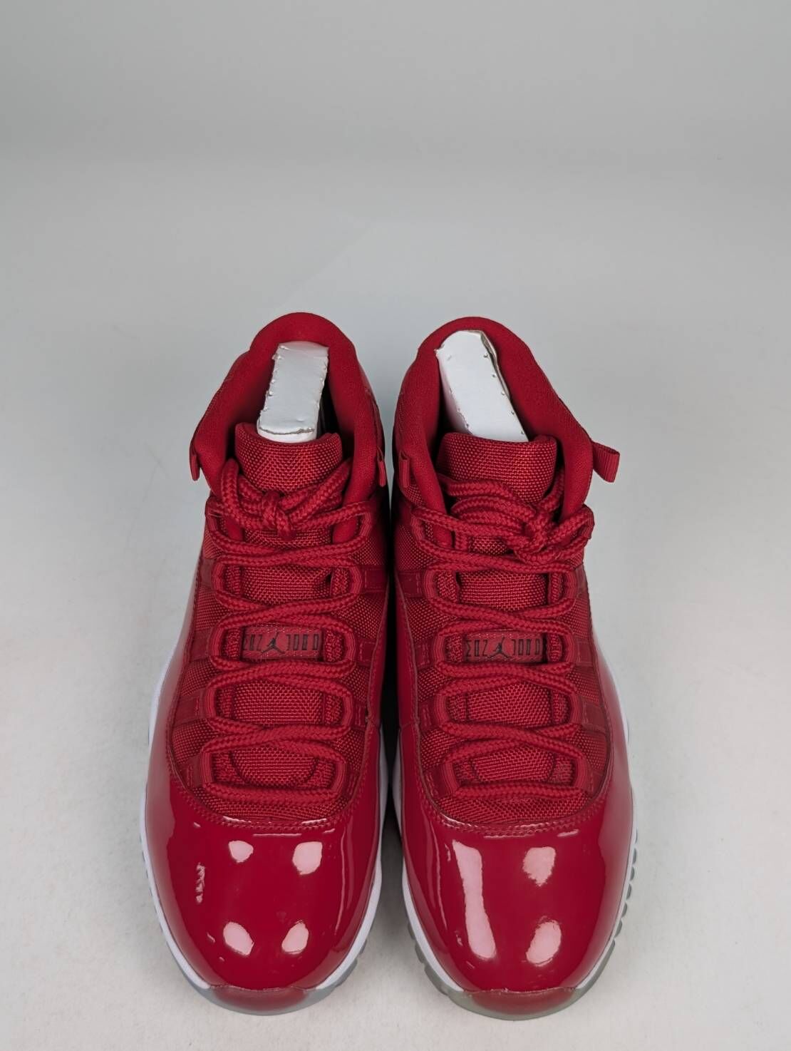 微瑕疵-左腳中底鞋底泛黃 378037-623 M8.5 AIR JORDAN 11 RETRO " Win Like 96 " 聖誕紅 男鞋