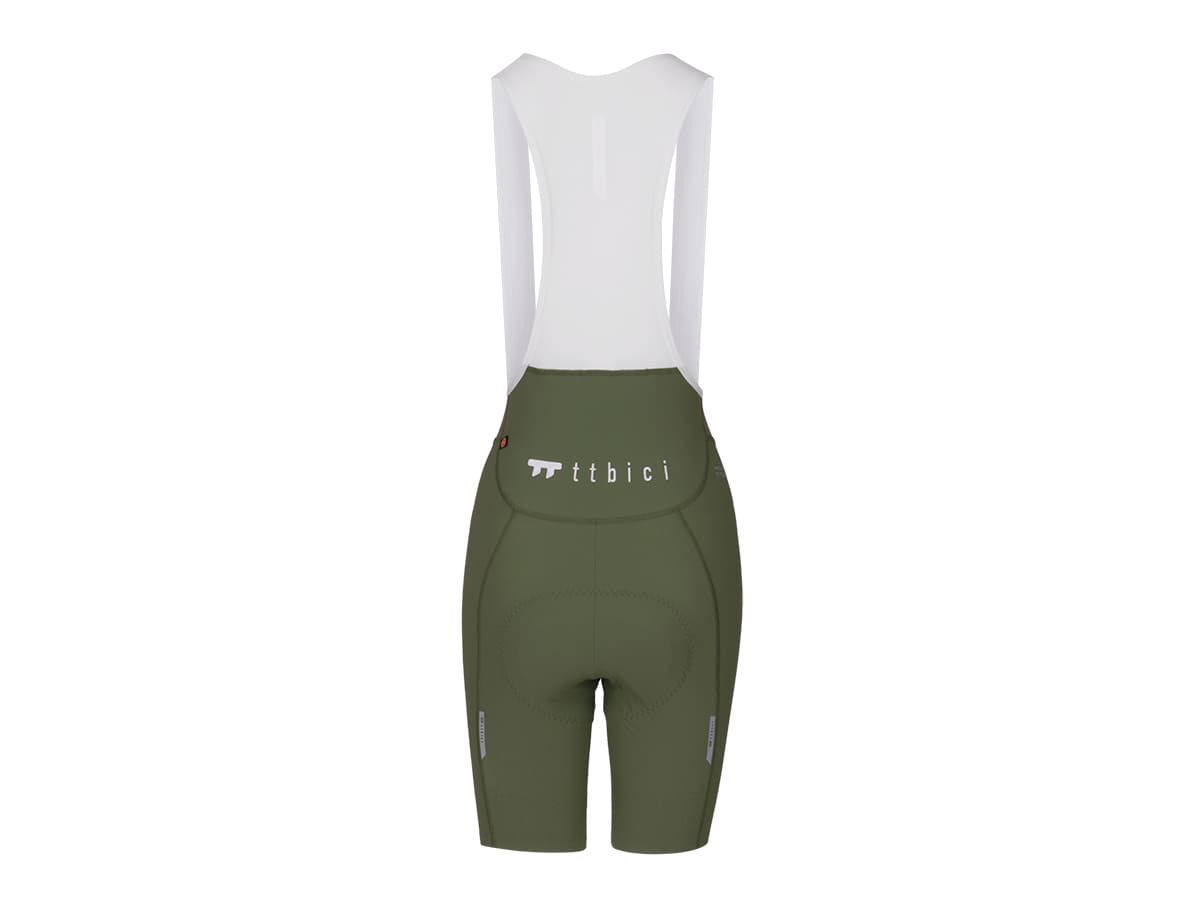 a Line Women's Lightweight Bib Shorts 女款輕量車褲 / 青銅綠