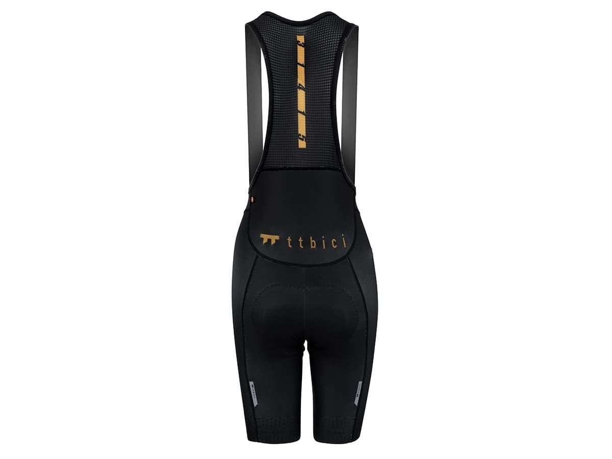 a Line Women's Stay Gold Bib Shorts 女款車褲 / 黑金