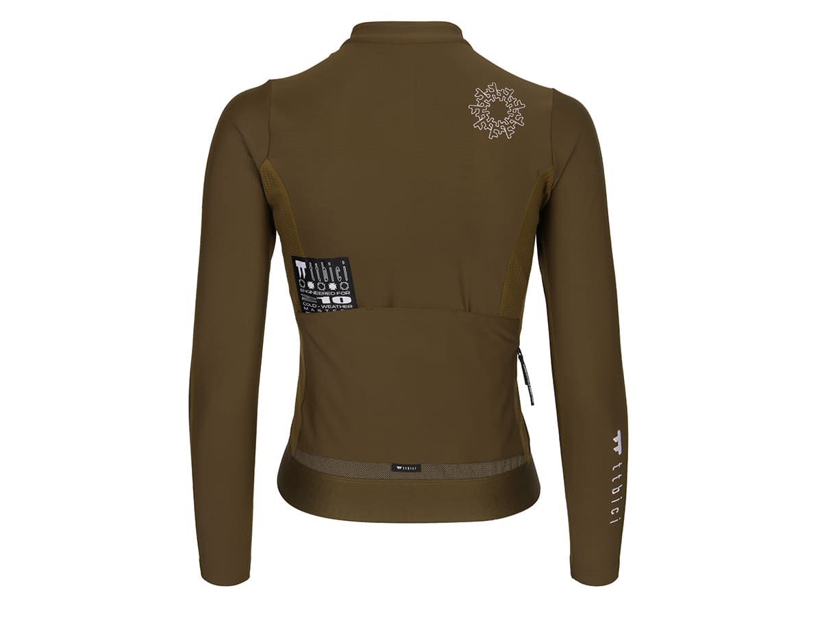 a Line Women's Altitude LS Jersey 女款長袖車衣 / 深棕色