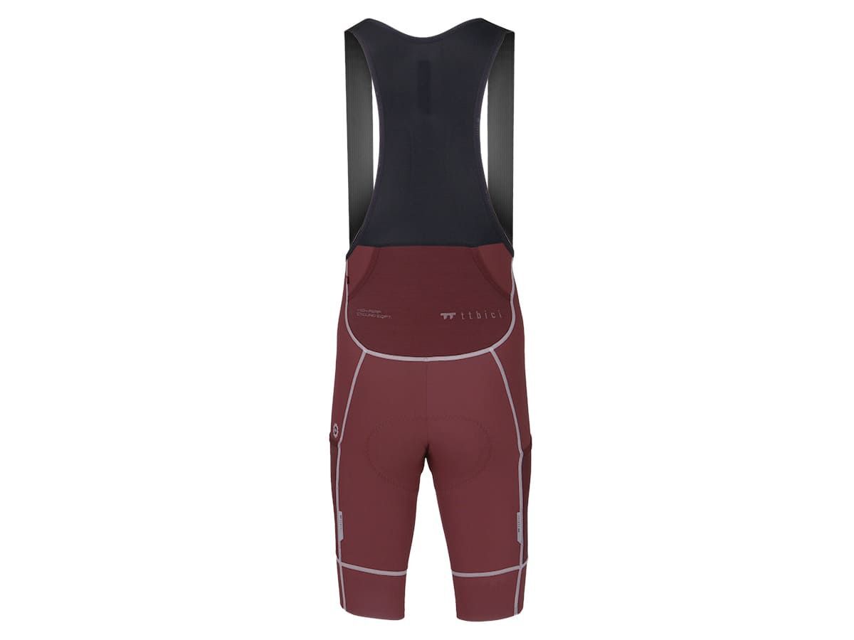 a Line Men's Cargo Bib Shorts 男款輕量口袋車褲 / 巧克力