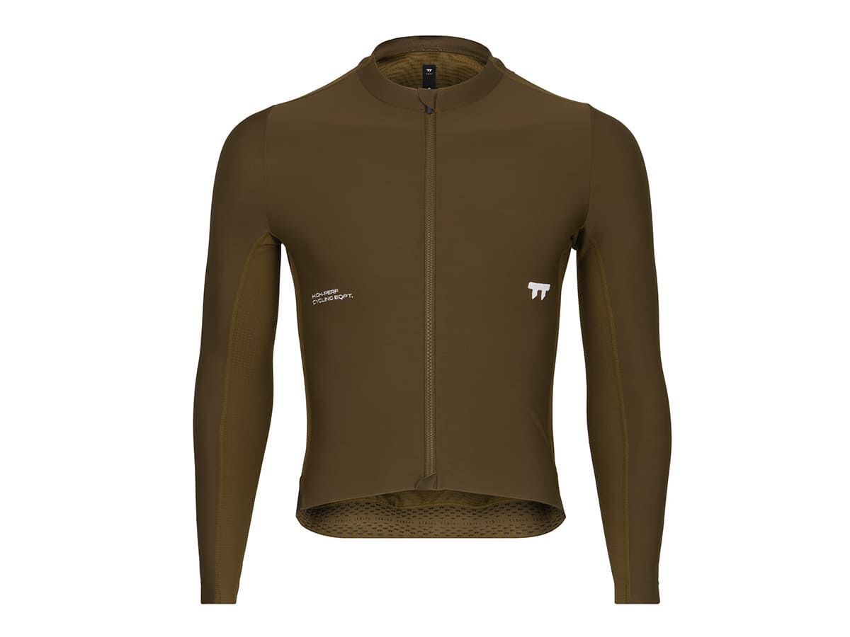 a Line Men's Altitude LS Jersey 男款長袖車衣 / 深棕色