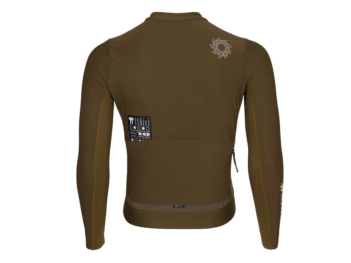 a Line Men's Altitude LS Jersey 男款長袖車衣 / 深棕色