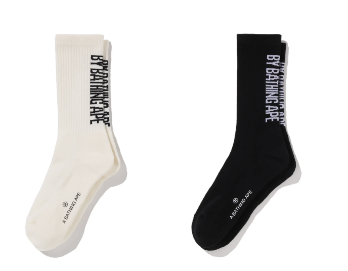 【BAPE®︎ × COMME des GARÇONS】0329店鋪限定聯名發售BY BATHING APE SOCKS