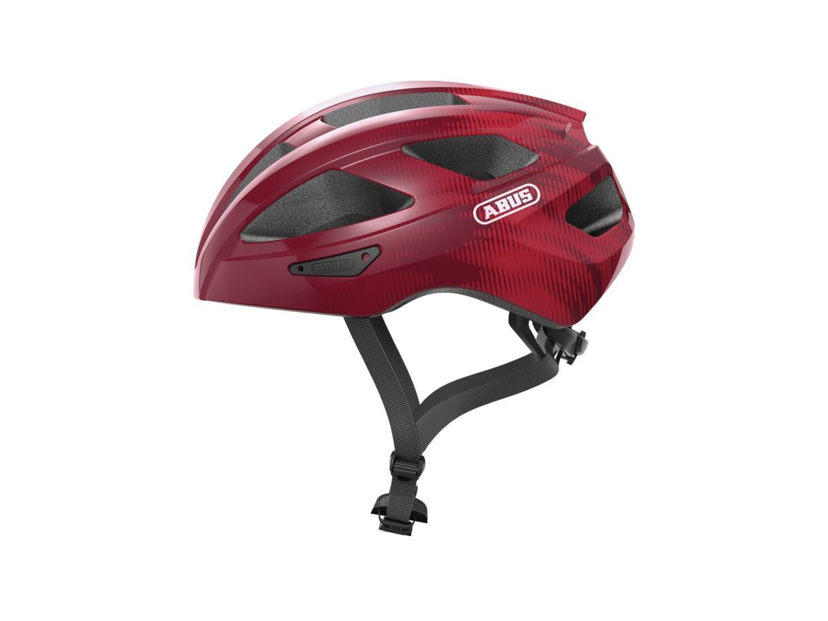 ABUS MACATOR 公路車安全帽 酒紅