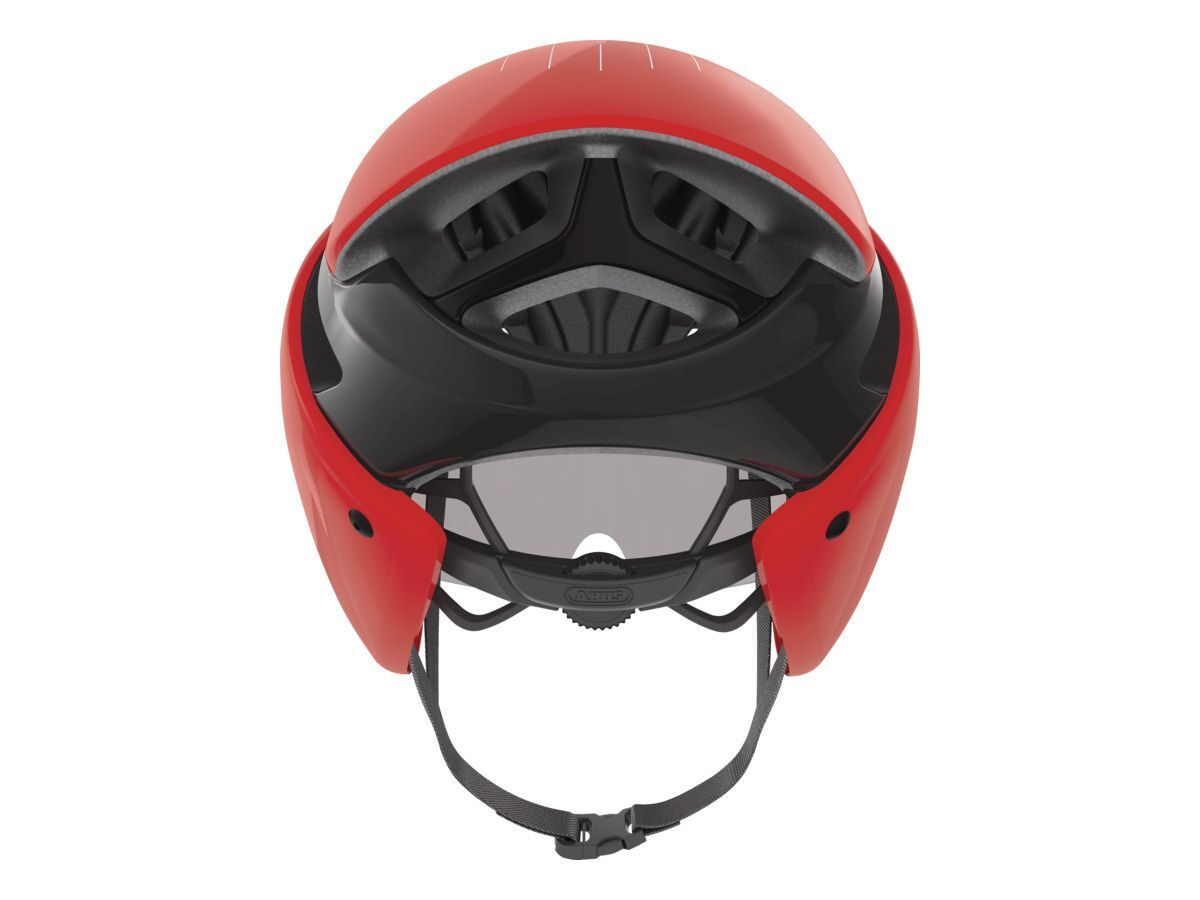 ABUS GAMECHANGER TRI 三鐵空力計時安全帽 烈焰紅
