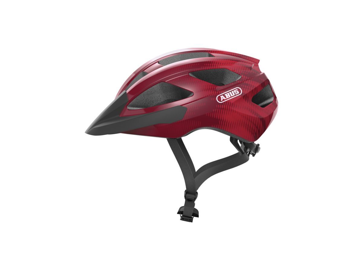 ABUS MACATOR 公路車安全帽 酒紅