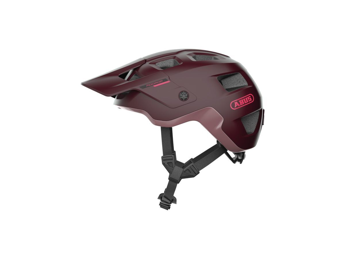 ABUS MODROP 登山車安全帽 野莓紅