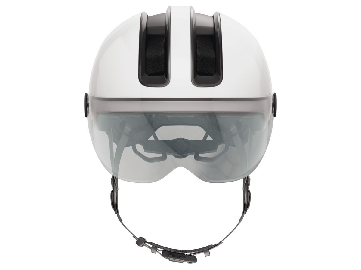 ABUS HUD-Y ACE 都會通勤安全帽 亮白