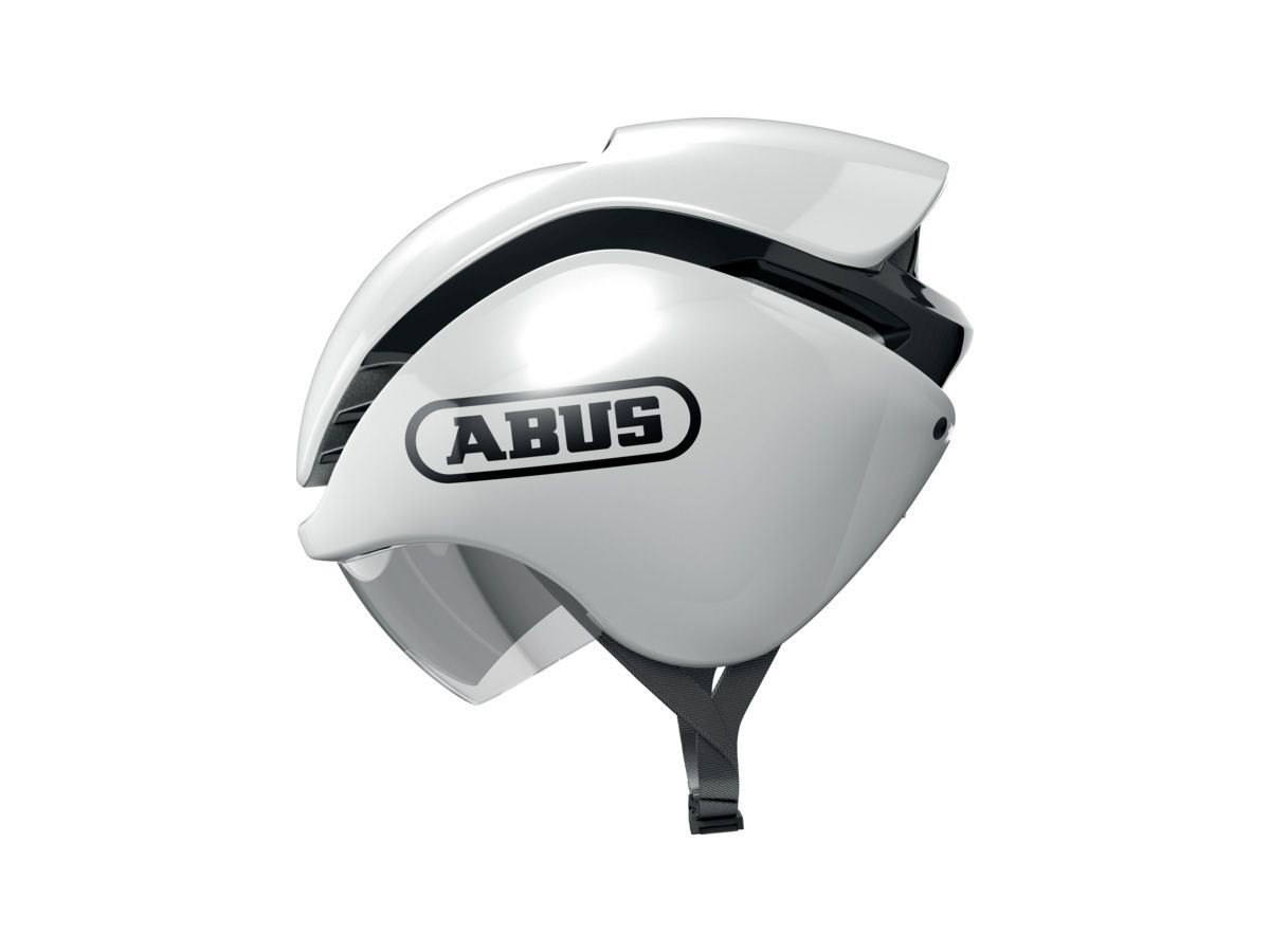 ABUS GAMECHANGER TRI 三鐵空力計時安全帽 亮白
