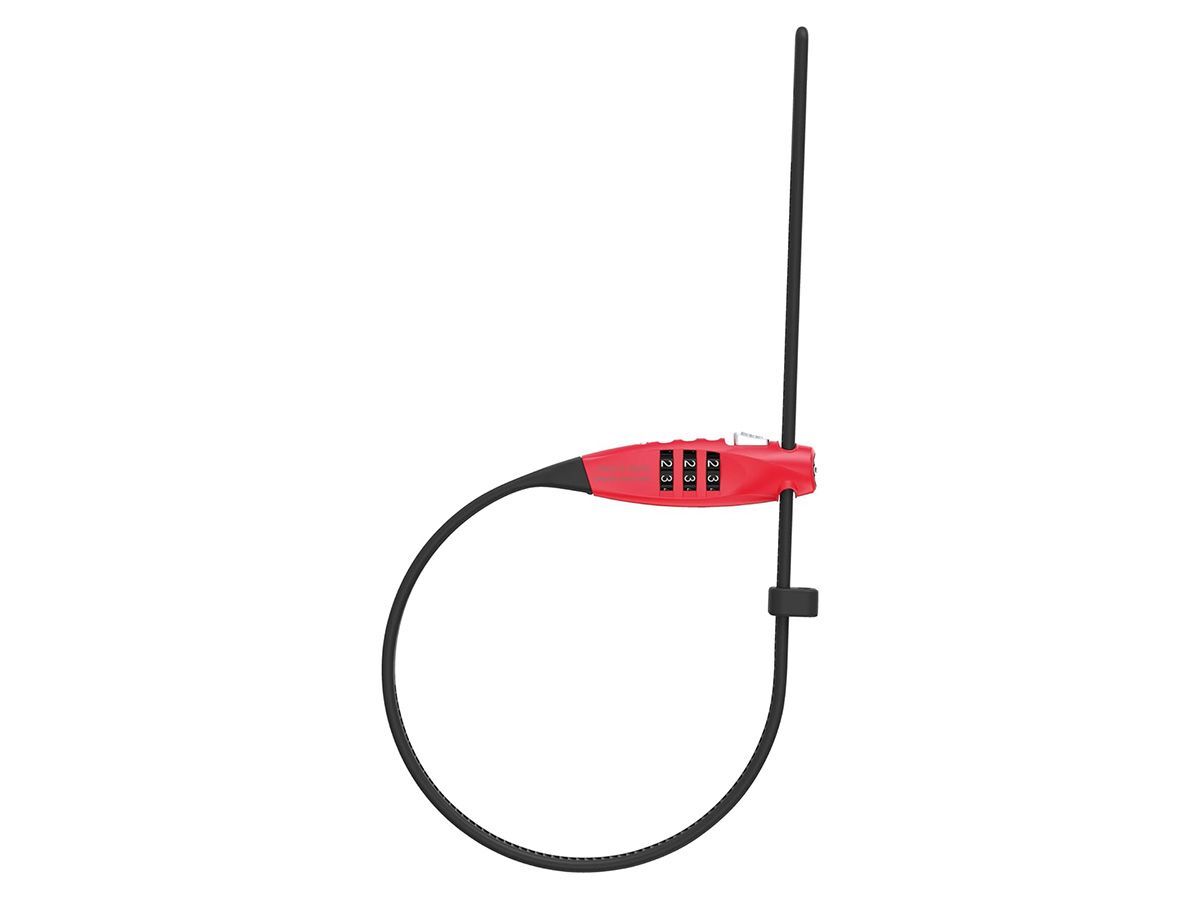 ABUS Combiflex™ TravelGuard 輕量攜行密碼線鎖 紅色