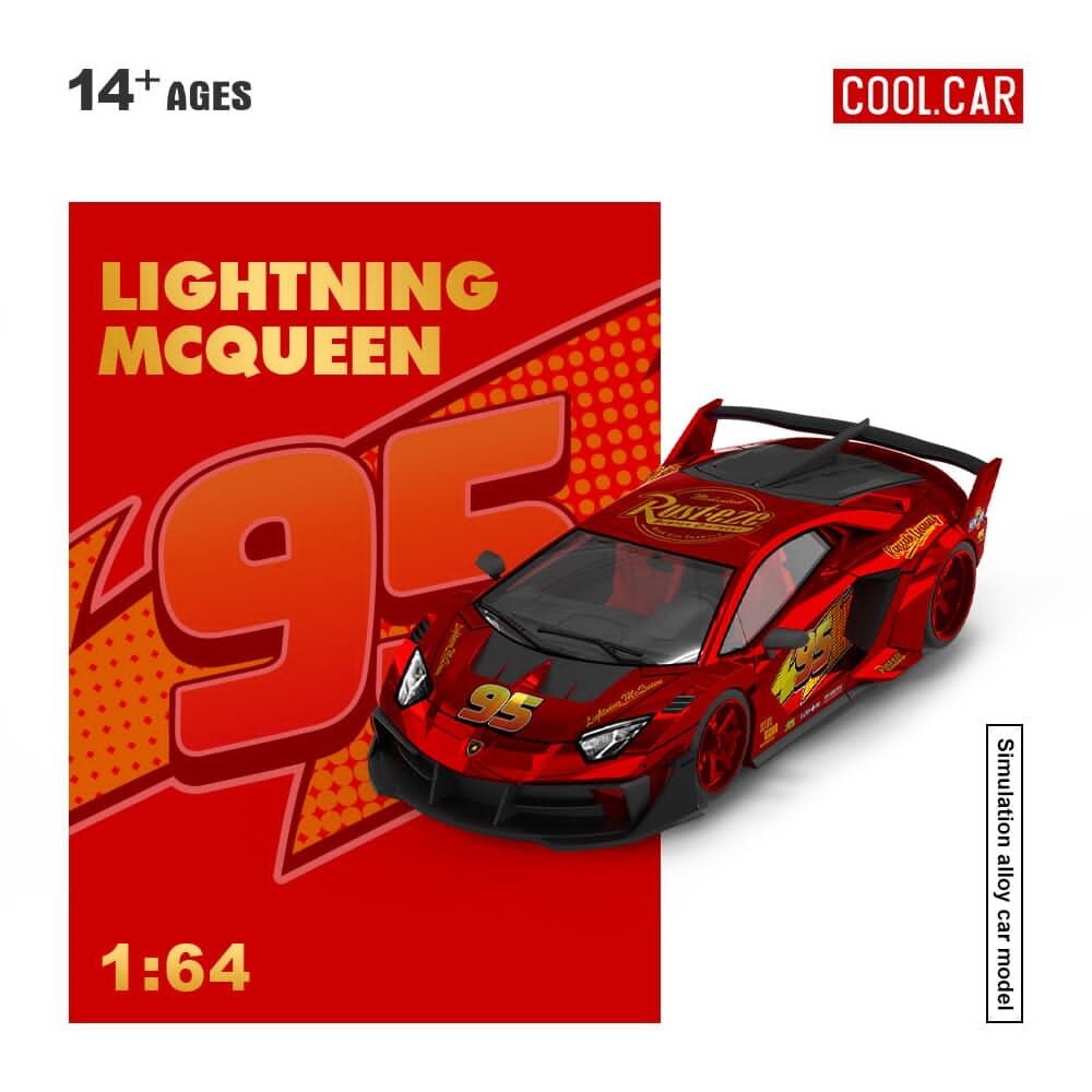 預訂:1/64 Cool Car Lamborghini Aventador LP700-4 GT Evo McQueen #95 (CC643832 )